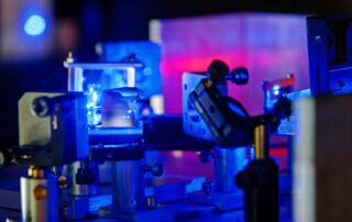 Blue laser scanning system